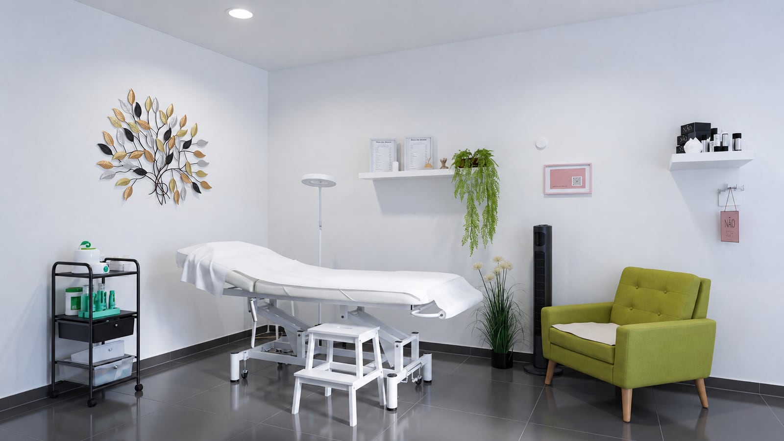 Behandlungsraum von Janetes Brazilian Waxing in Aschaffenburg
